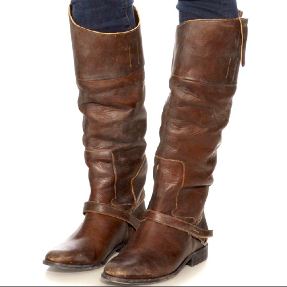 Golden Goose Charlyle Distressed Leather Boots 37 - Picture 1 of 14